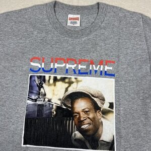 Supreme Barrington Levy Rolls Royce Tee Shirt Mens M Gray USA Made Streetwear
